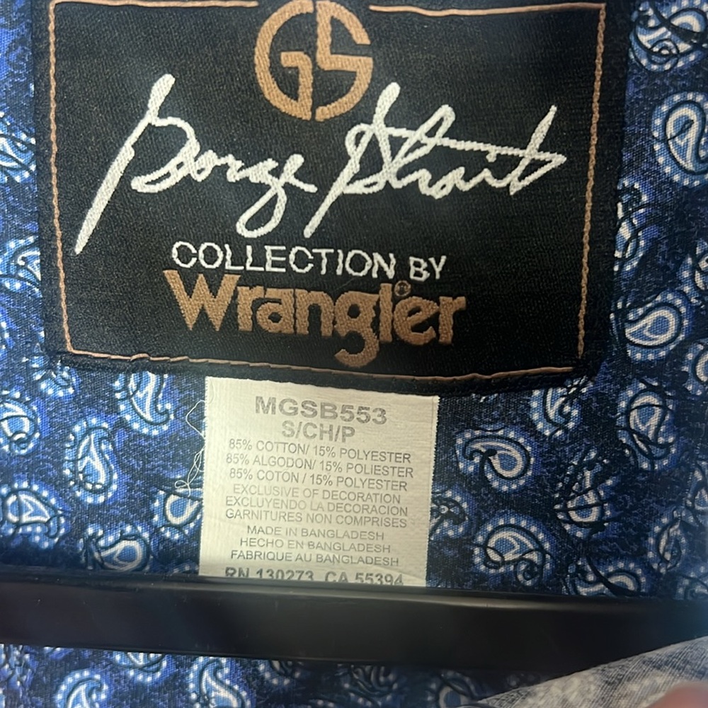 George Strait collection by Wrangler Size men’s small - Picture 5 of 7